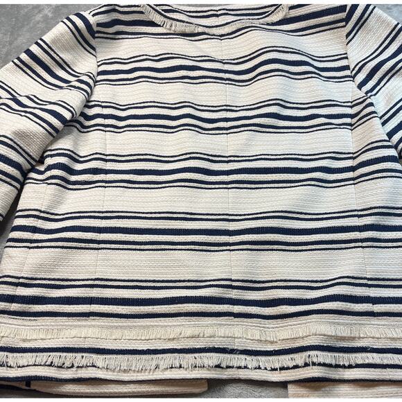 Karl Lagerfeld Tweed Jacket Womens Size 12 Business Casual‎ Career Office - Picture 2 of 6